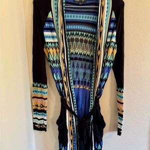 Gypsy05 Colorful Patterned Cardigan